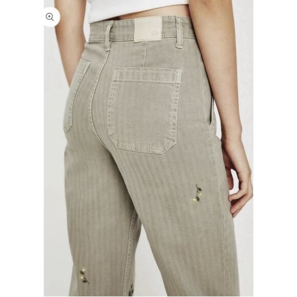 AG ADRIANO GOLDSCHMIED Pant 23 RELAXED STRAIGHT VTG Embroidered - Picture 2 of 13